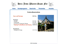 Tablet Screenshot of pfarrei.webvalley.ch